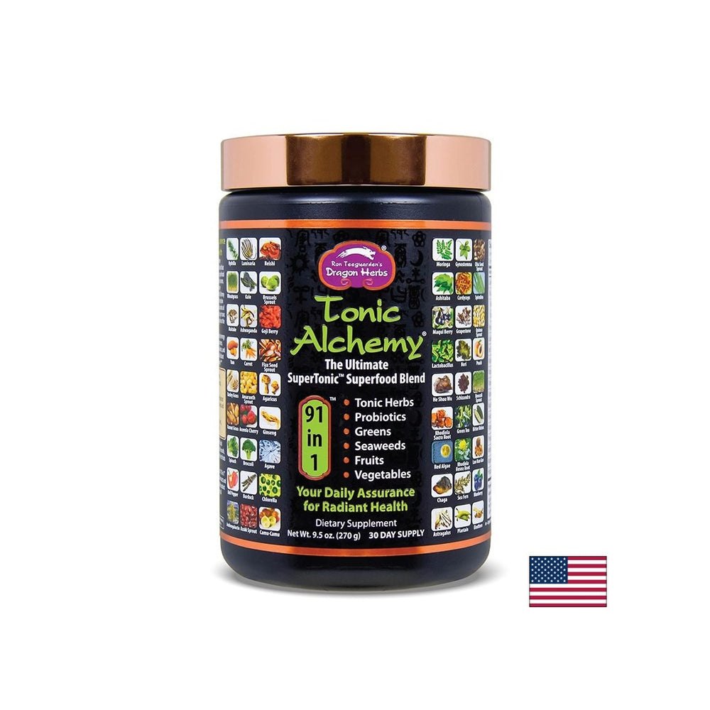 Superfood -Mischung für Ton und Energie - Tonic Alchemy, 270 g Pulver