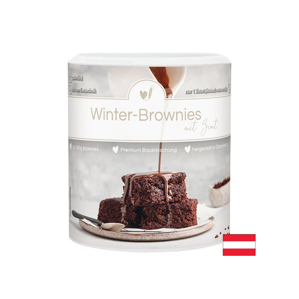 Winter Brownie Backmisch mit Zimt, 358 g