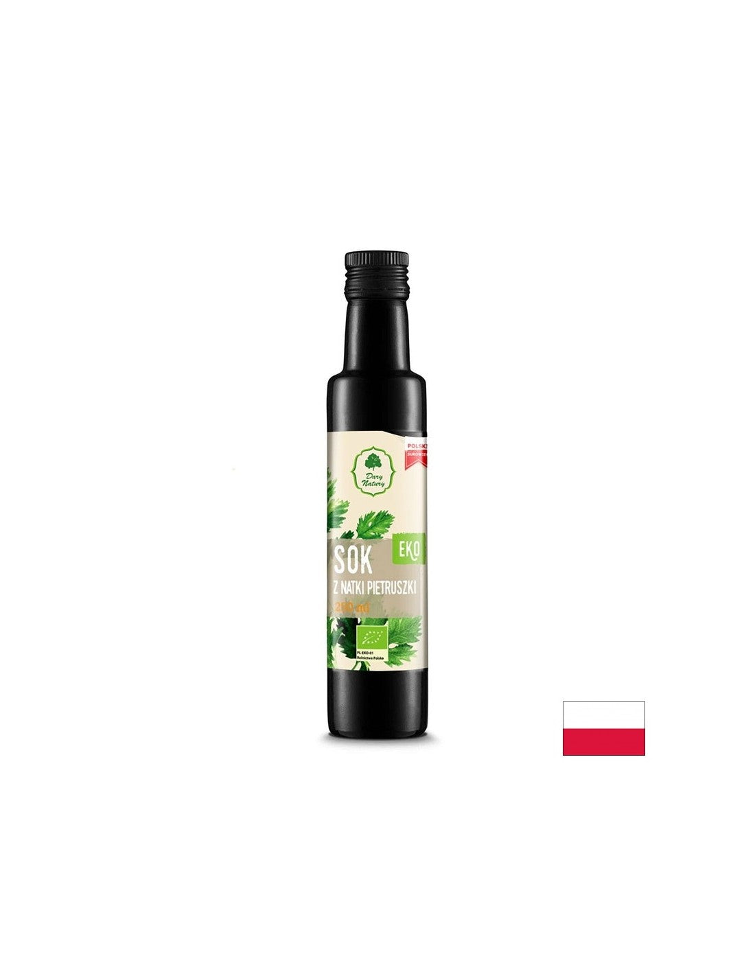 Bio -Petersiliensaft für die Zugabe von Getränken und Mahlzeiten - Diuretikum und entgiftende Wirkung, 250 ml, 5 Dosen