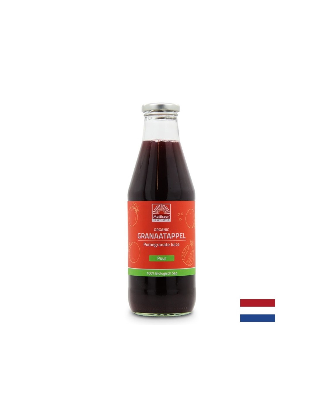 Bio Granatapfelsaft, 750 ml <tc>Mattisson Healthstyle</tc>