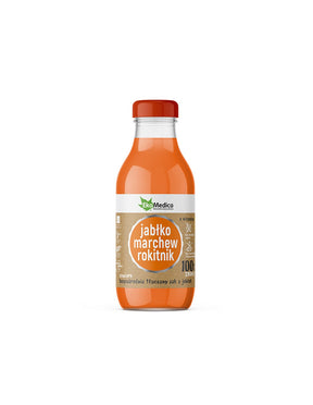 Apple, carrot and sea buckthorn juice, 300 ml EkaMedica - Nutra Best Europe