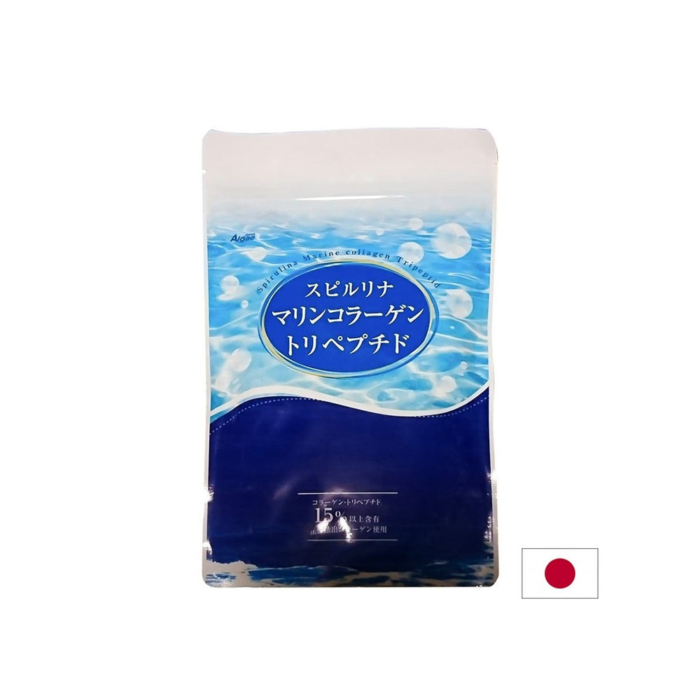 Japanische Spirulina + Fischpeptide und Vitamin C - Unterstützt Gelenke und Haut, 800 Tabletten