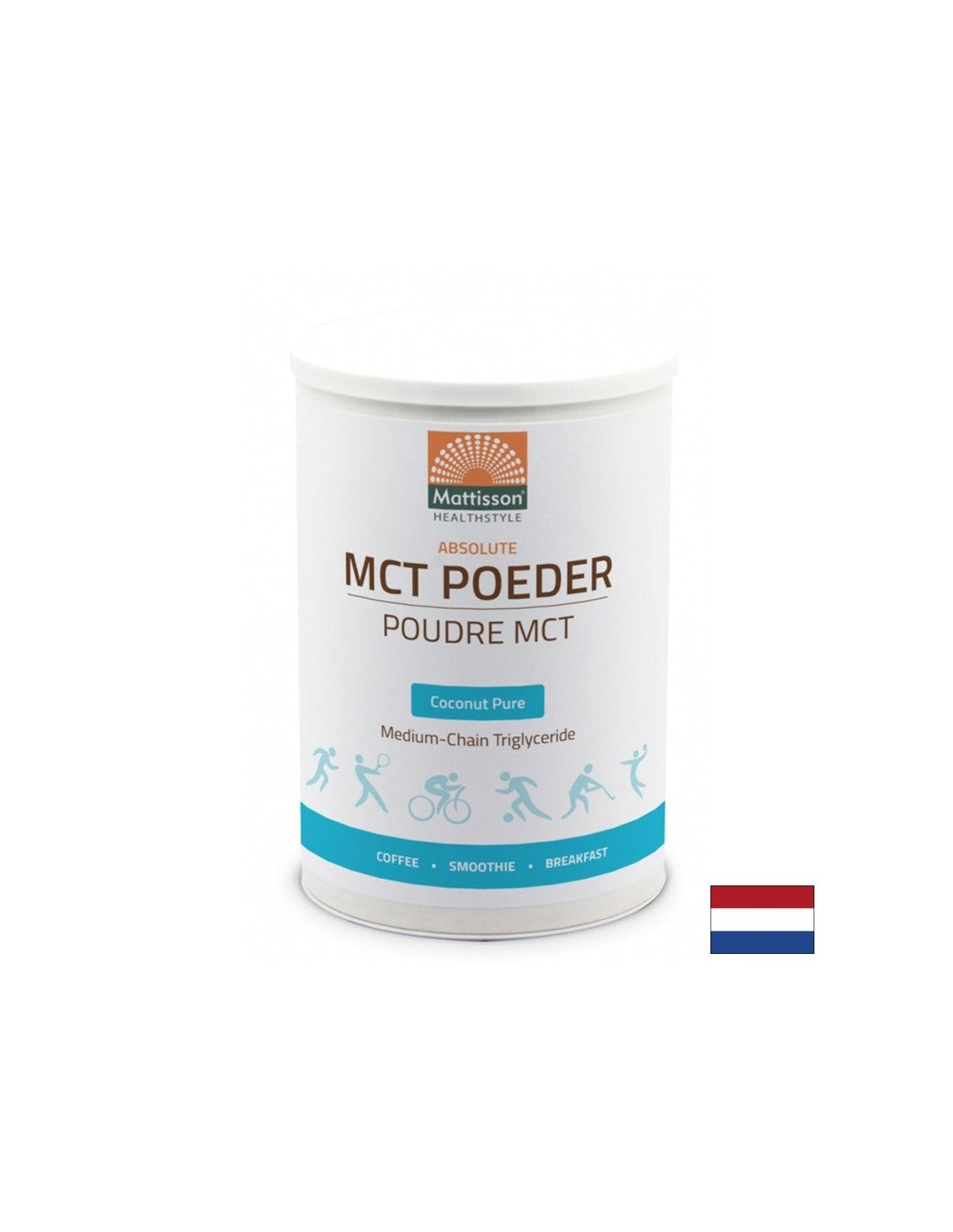 Mittelkettige Triglyceride Pulver - Reine Kokosnuss, 330g <tc>Mattisson Healthstyle</tc>