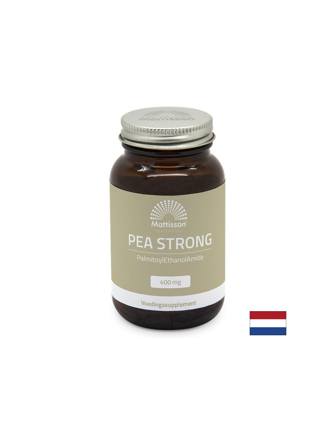 Gegen Schmerzen und Entzündungen - PEA (Palmitoylethanolamid) - PEA Strong, 400 mg x 90 Kapseln <tc>Mattisson Healthstyle</tc>