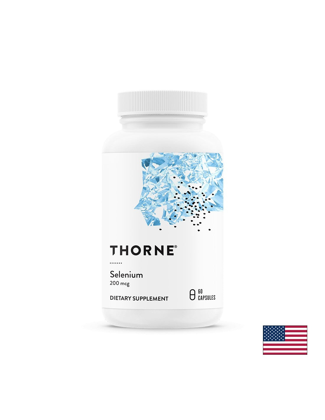 Schilddrüse - Selen (L-Methionin), 200 µg x 60 Kapseln <tc>Thorne</tc>