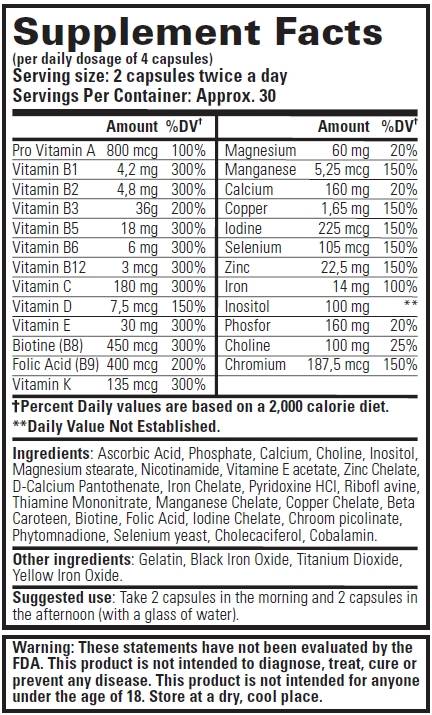 Cranberry Fruit Extract / 30 Mützen.
