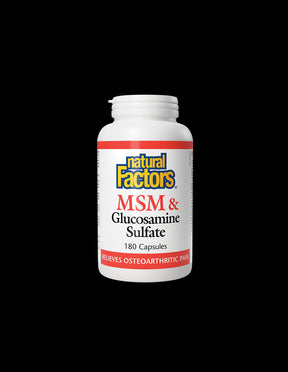 MSM + Glucosamine Sulfate - 180 capsules - Nutra Best Europe