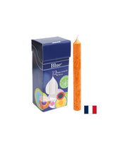 Stearin Kerzen - Orange, Bio, 12 Stcs.