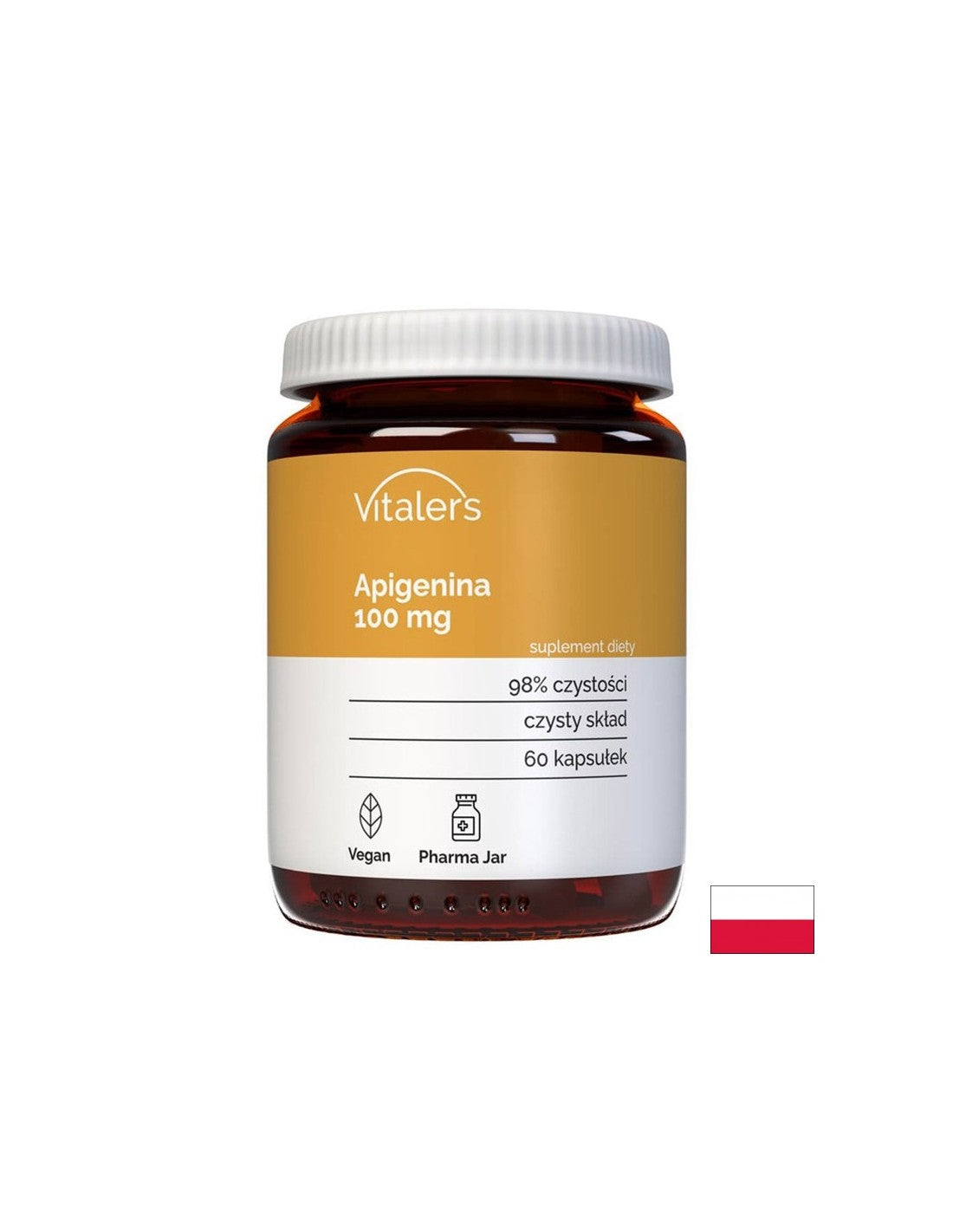 Stress und Schlaflosigkeit - Apigenin (aus Kamille), 100 mg x 60 Kapseln