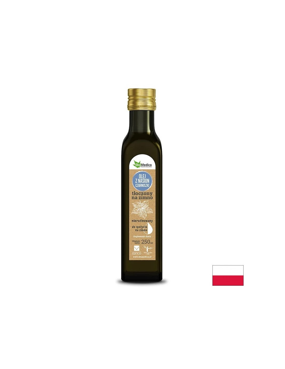 Kalt gepresstes schwarzes Kreuzkümmelöl, 250 ml