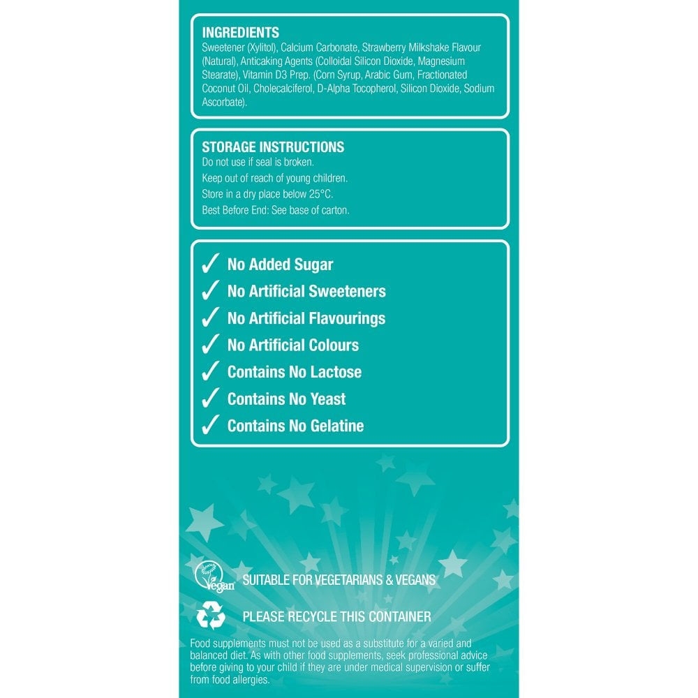 Super Stars Kids Bone Support/60 Kautabletten NaturesAid