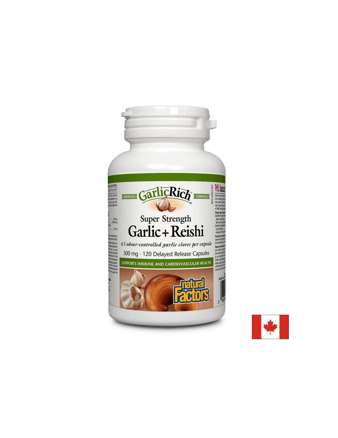 Garlicrich® Superstärke Knoblauch + Reishi / Knoblauch + Reishi x 120 Kapseln