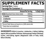 BCAA -Registerkarten 3000 mg - 200 Tabletten
