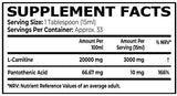 L -Carnitin -Flüssigkeit 3000 mg - 500 ml