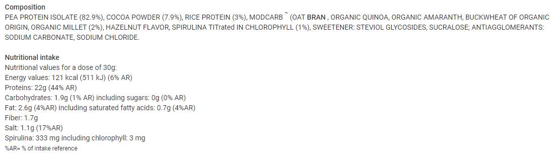Protein vegan | TRI -Quellen - 30 Gramm