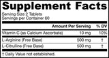 Arginin -Citrullin -Sustain - 120 Tabletten