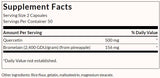 Quercetin & Bromelain - Fortgeschrittene Formel - 100 Kapseln