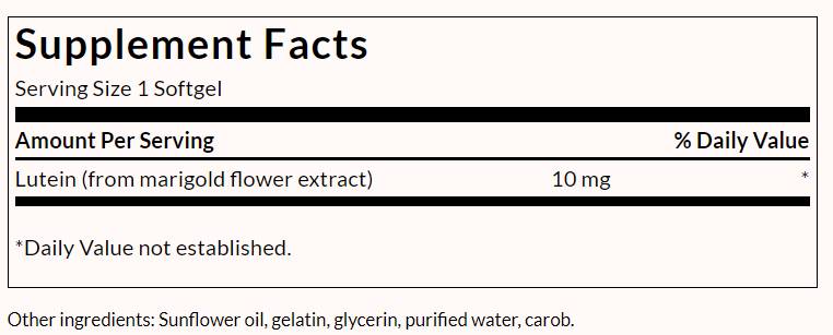 Lutein 10 mg - 60 Softgele