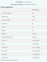Impact Pre Workout -Mischung 500 Gramm