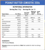 Fit Cuisine 100% Erdnussbutter - glatt - 350 Gramm