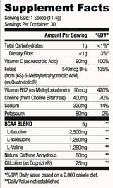 BCAA -Fokus | mit Koffein und Cholin 333 Gramm