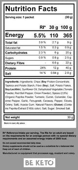 Keto -Chips | Würziger orientalischer - 30 Gramm
