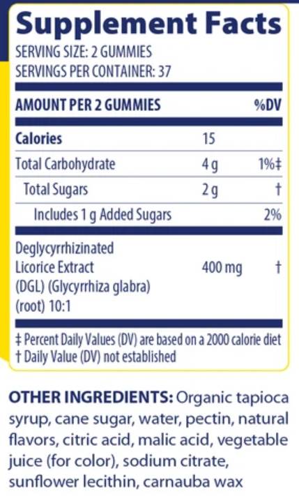 DGL Magen beruhigen Gummies - 74 Gummis