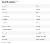 Anabolisches Eis BCAA | mit L -Glutamin & Citrullin Malat - 375 Gramm