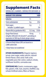 Ginger & Vitamin B6 Gummies - 60 Gummis