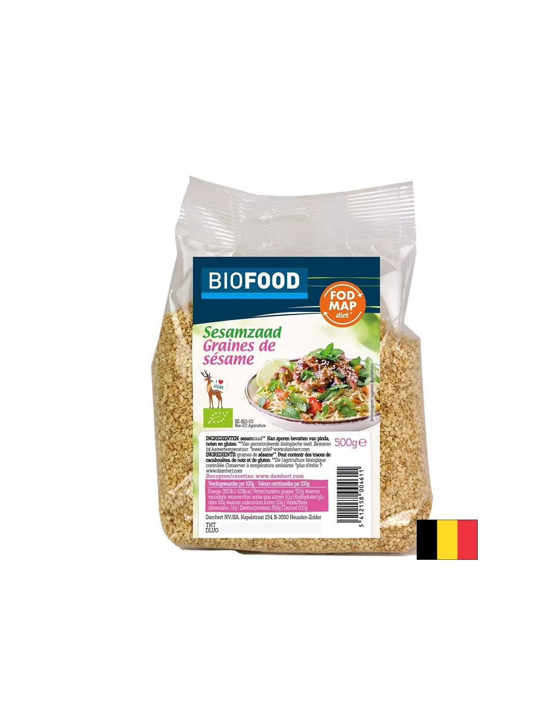 Sesamsamen (ohne Schale), organisch, 500 g