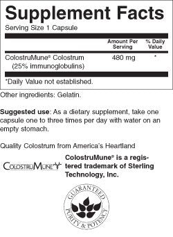 Kolostrum 480 mg 60 Kapseln