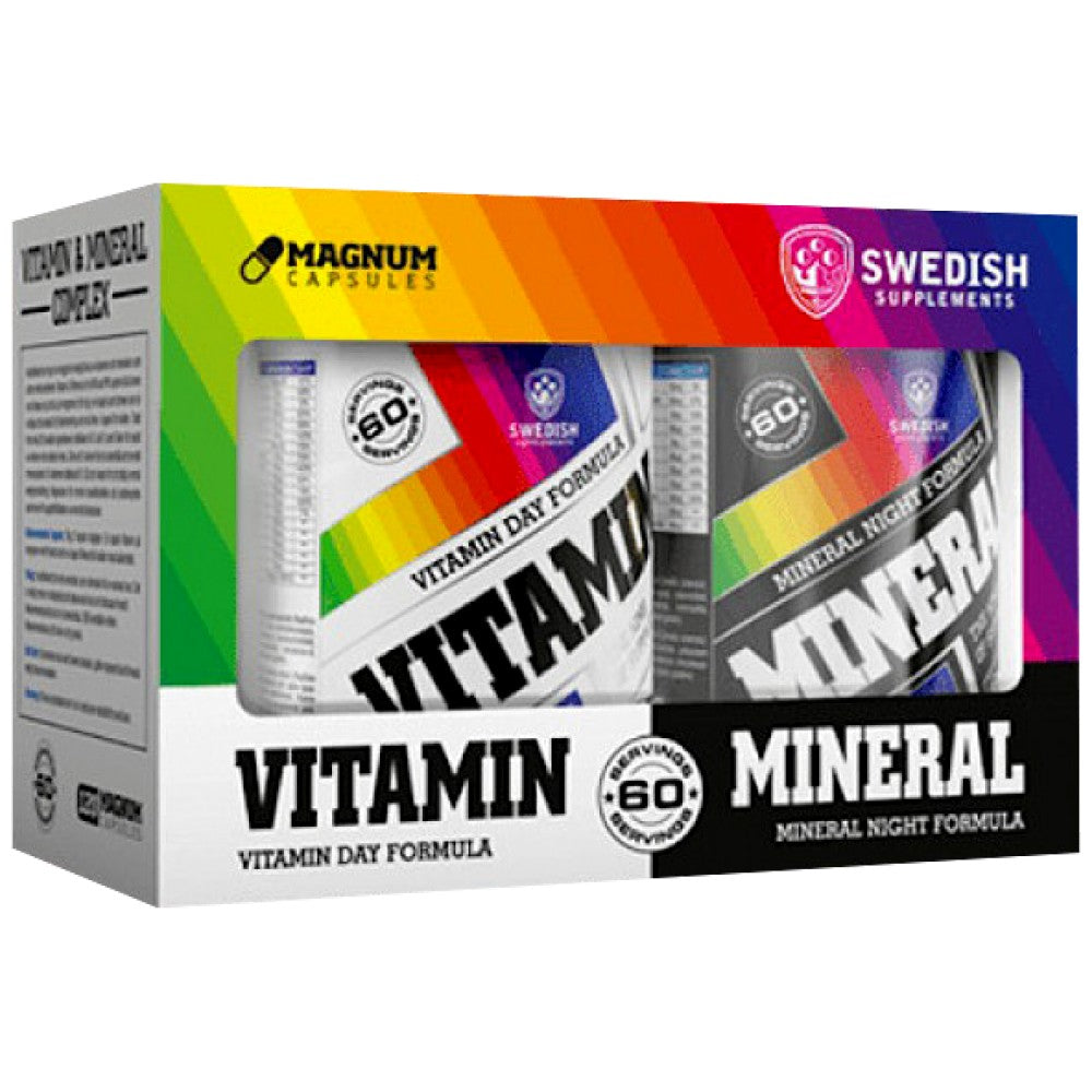 Vitamin Day Formel & Mineral Night Formel Komplex - 2 x 120 Kapseln