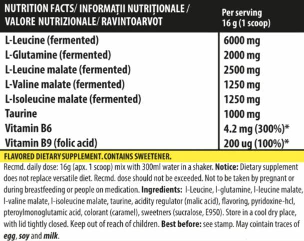 BCAA 811 /8: 1: 1 - 400 Gramm