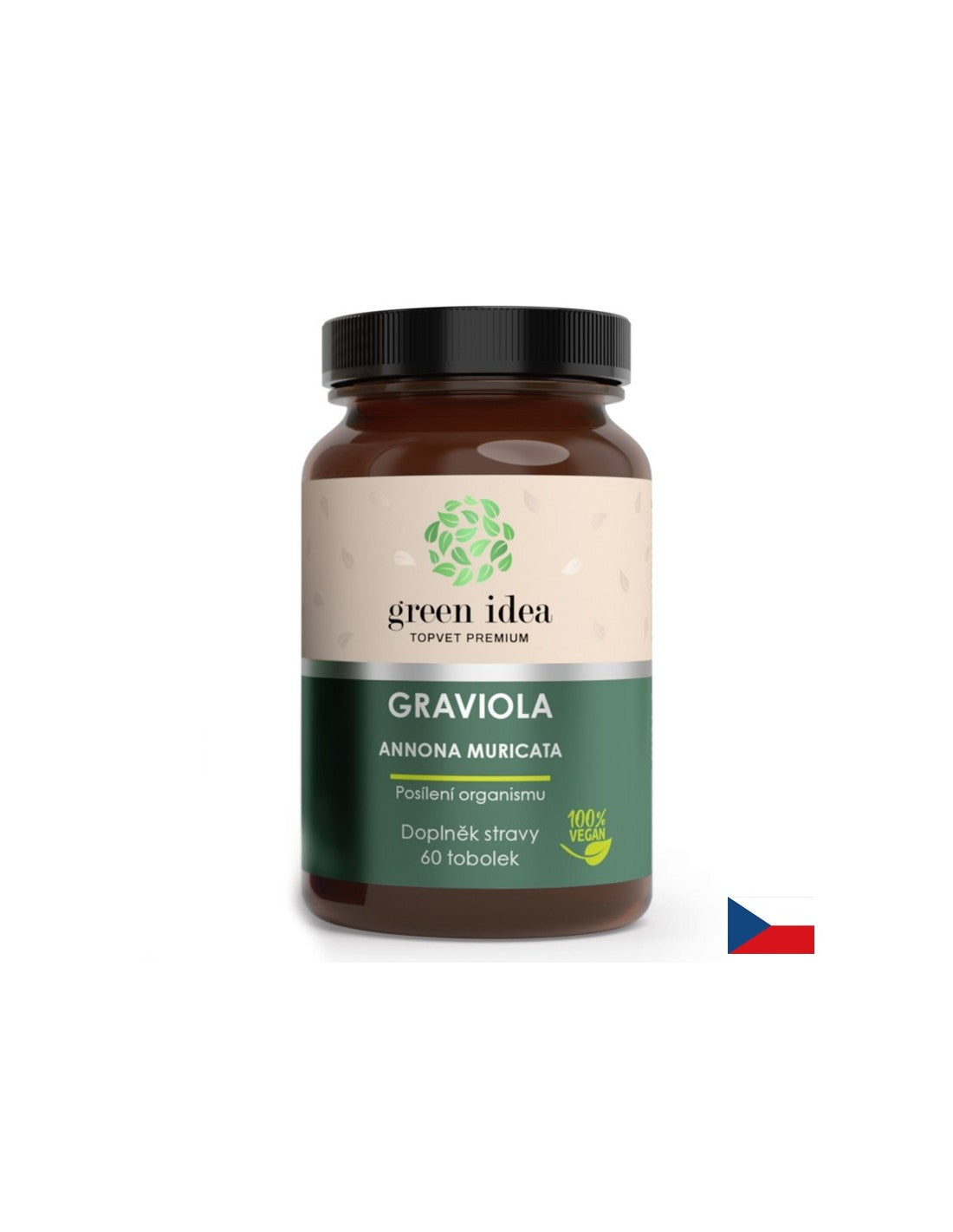Ton und starke Immunität - Graviola (Frucht), 350 mg x 60 Kapseln