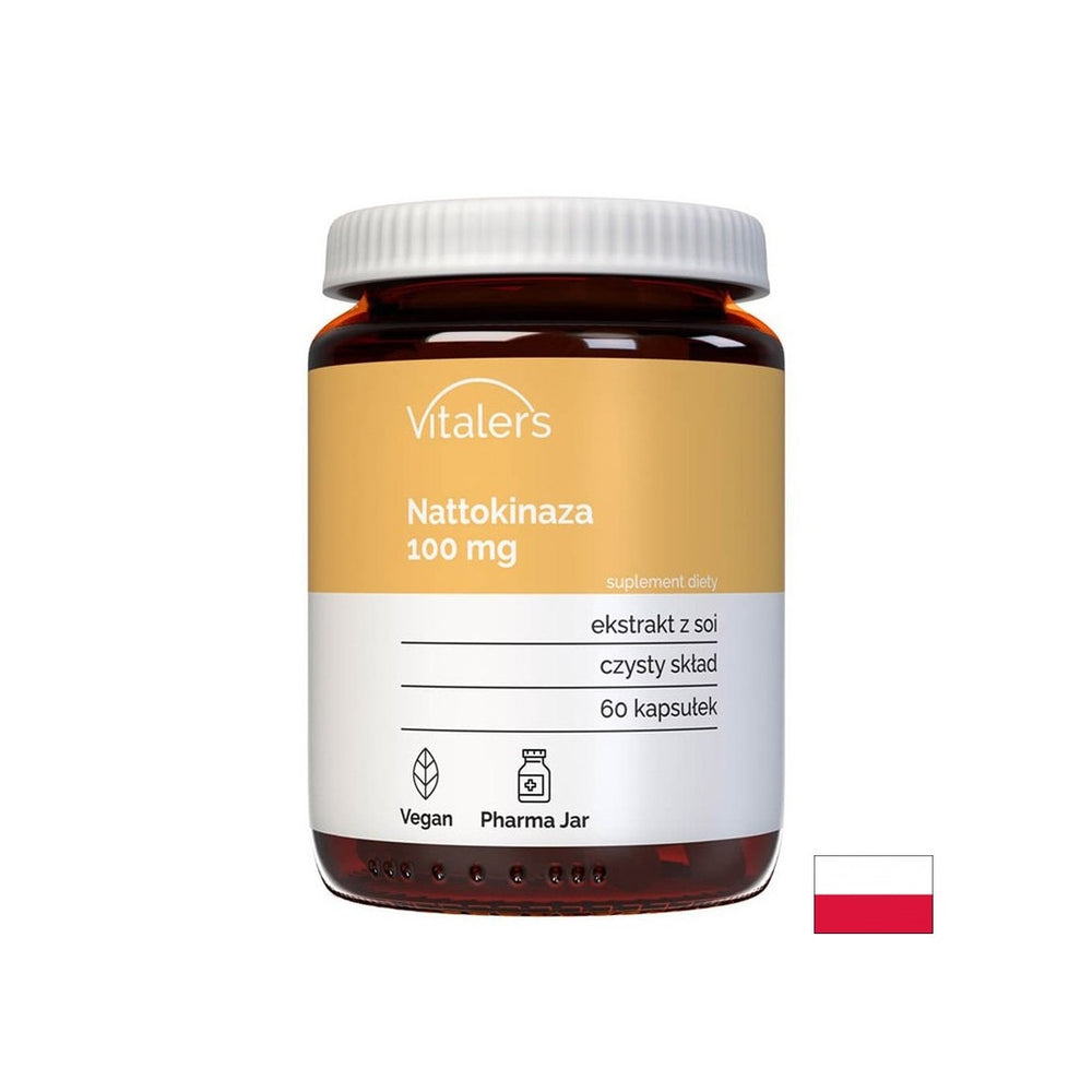 Thrombose und beeinträchtigte Blutkreislauf - Nattokinase, 100 mg x 60 Kapseln