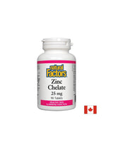 Zinkchelat/ Zink (Chelat) 25 mg x 90 Tabletten <tc>Natural Factors</tc>