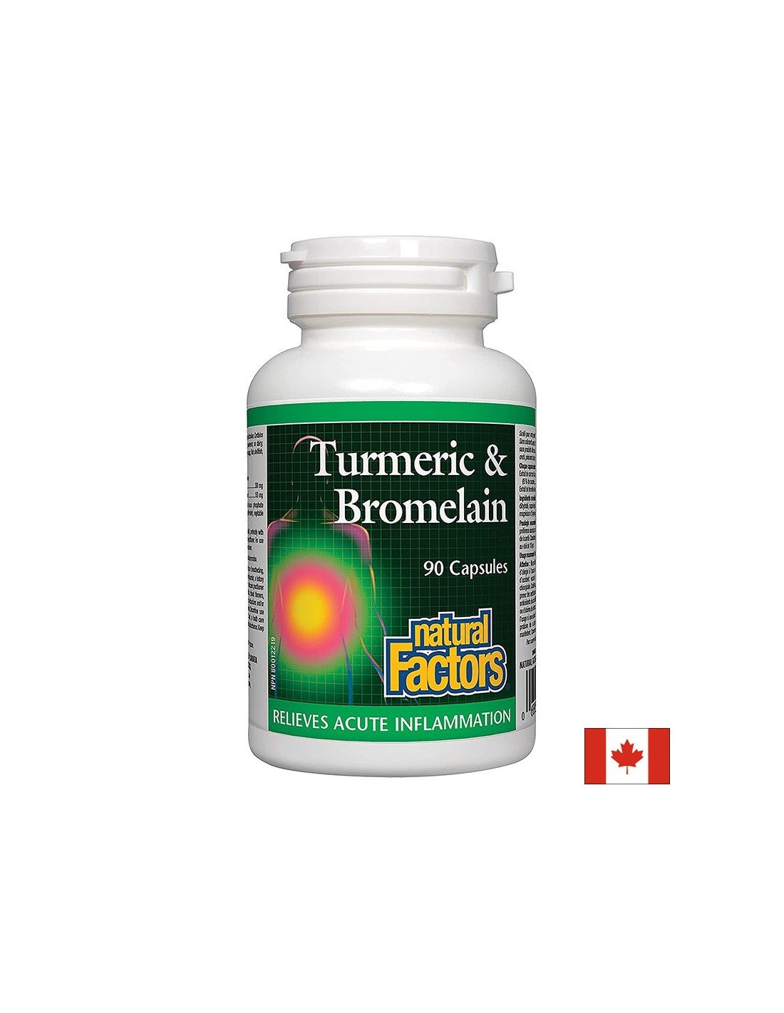 Kurkuma &amp; Bromelain - Kurkuma und Bromelain, 90 Kapseln <tc>Natural Factors</tc>