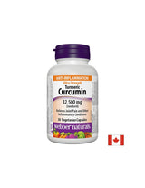 Turmeric Curcumin Ultra Strength / Kurkuma und schwarzer Pfeffer, 32.500 mg, 30 Kapseln <tc>Webber Naturals</tc>