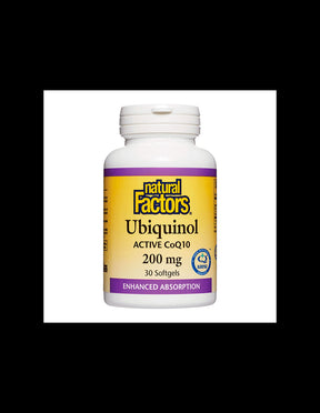 Ubiquinol Active CoQ10 200 mg - 30 Gel capsules - Nutra Best Europe