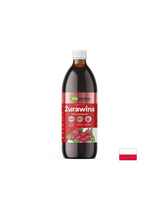 Cranberry-Saft mit Camu-Camu und natürlicher Vit. C - Gesundheit und Immunität im Harn, 500 ml, 10 oder 20 Dosen