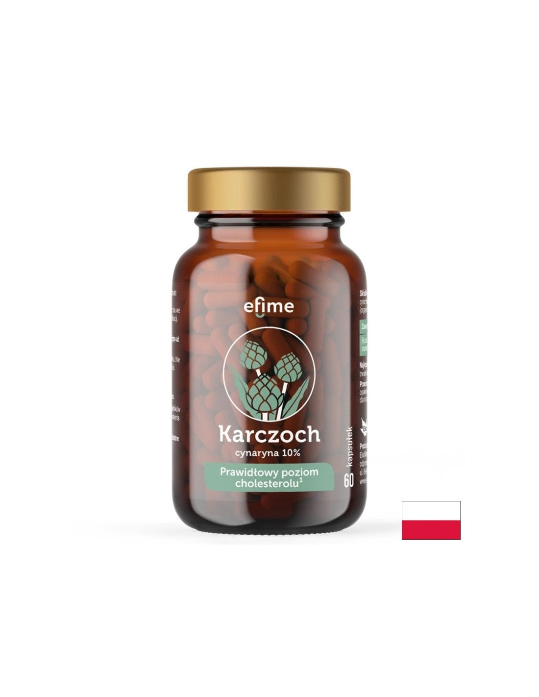 Zur Unterstützung der Leber - Artischoke (10% Cynarin), 60 Kapseln