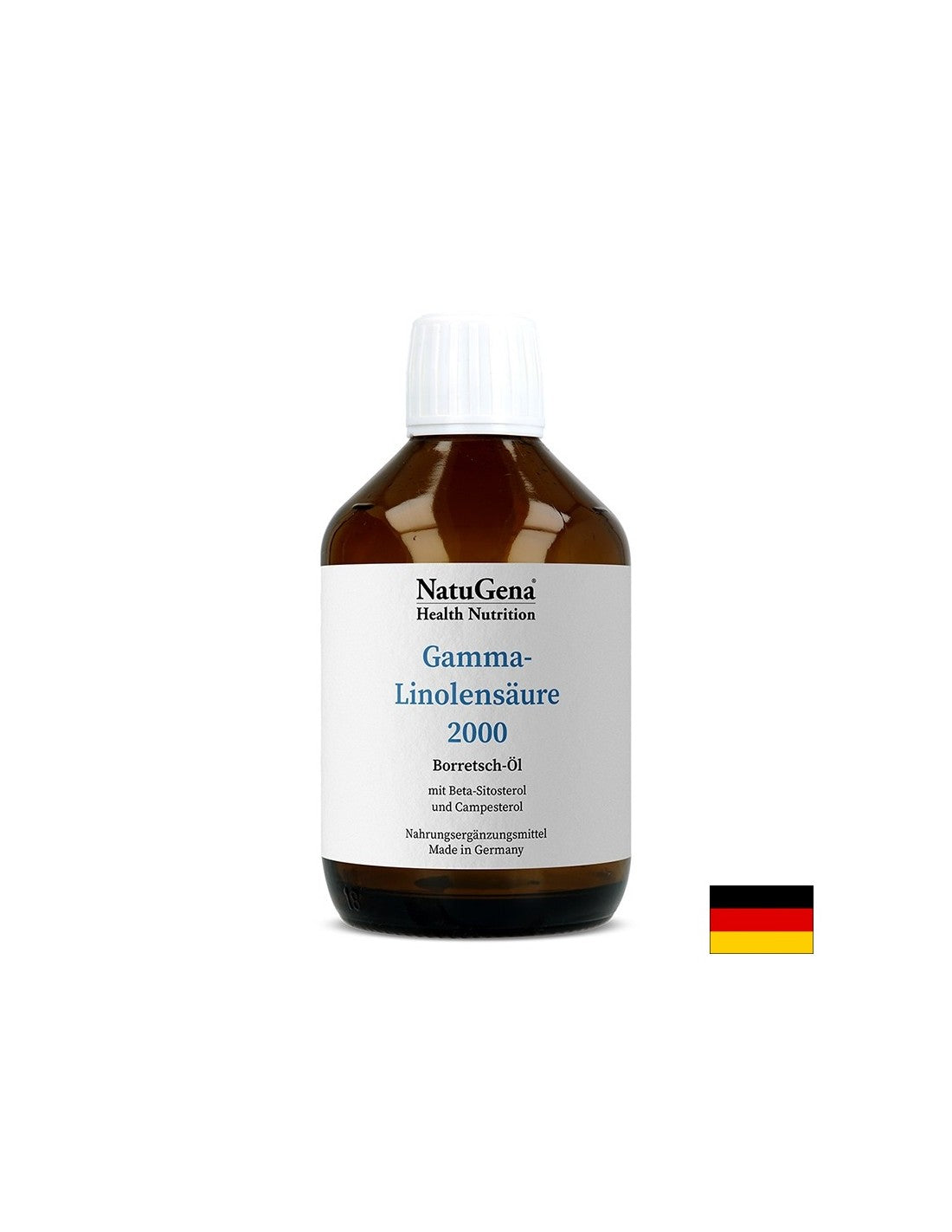 Um Immunität, Seh- und Gehirnfunktion zu unterstützen - Gamma -Linolensäure (aus Borretschöl), 300 ml