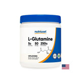 Um Muskel- und Darmfunktion zu unterstützen - L -Glutamin, 5 GX 250 g Pulver