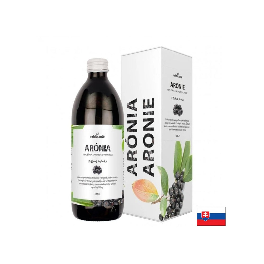 Aronia -Saft - starkes Antioxidans - Herz, Stoffwechsel und Lebergesundheit, 500 ml, 10 Dosen