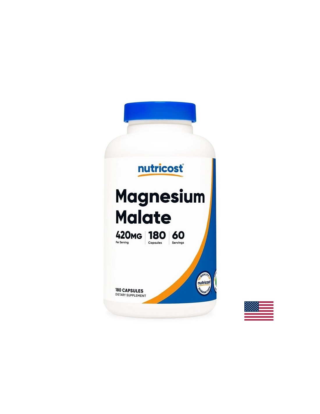 Herz und Muskeln zu unterstützen - Magnesium (Malat), 180 Kapseln