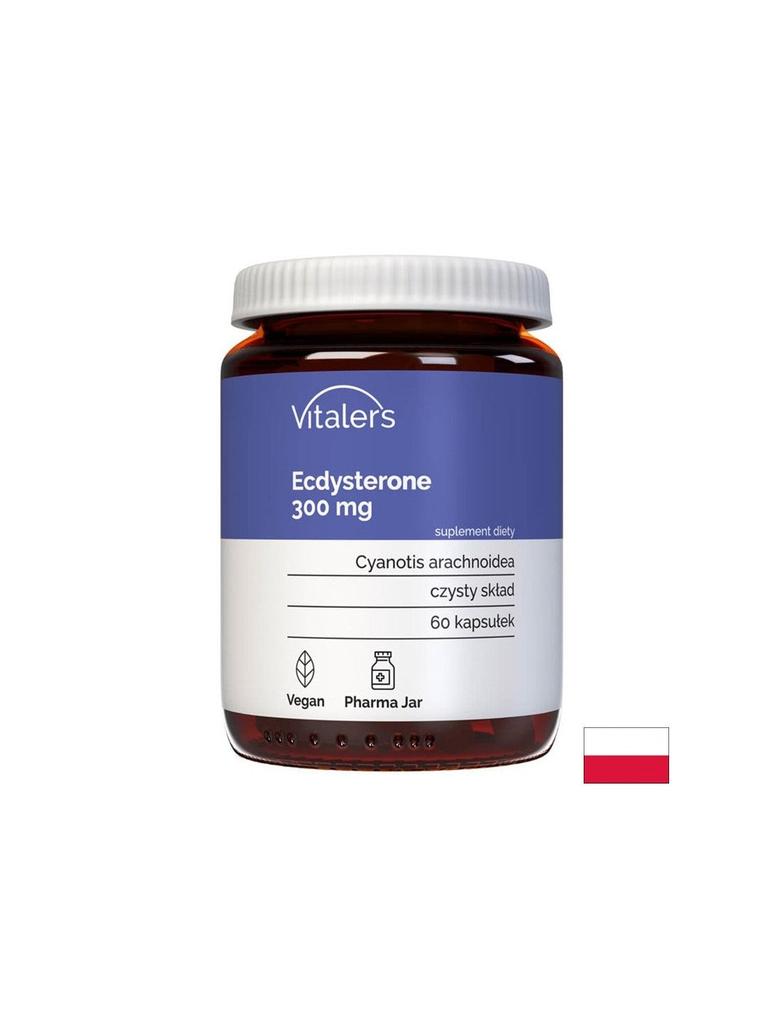 Erholung nach dem Training - Ecdysteron, 300 mg x 60 Kapseln