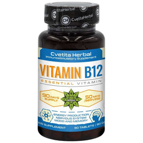 Vitamin B12 - 90 Tablets - Nutra Best Europe