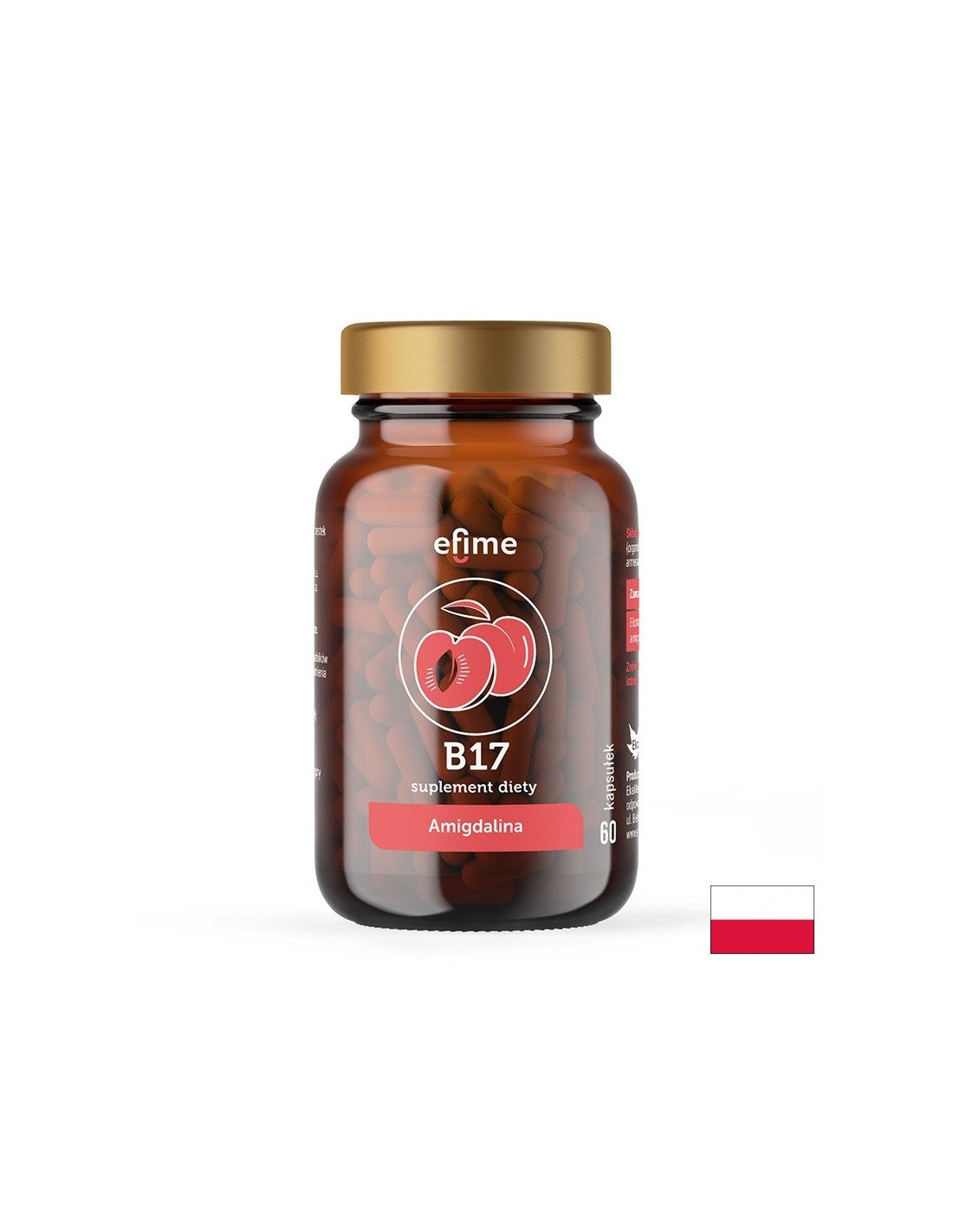 Vitamin B17 (Aprikosenkernextrakt), 60 Kapseln Ekamedica