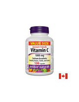 Vitamin C Calciumascorbat - Vitamin C (Calciumascorbat) 1000 mg, 120 Kapseln <tc>Webber Naturals</tc>