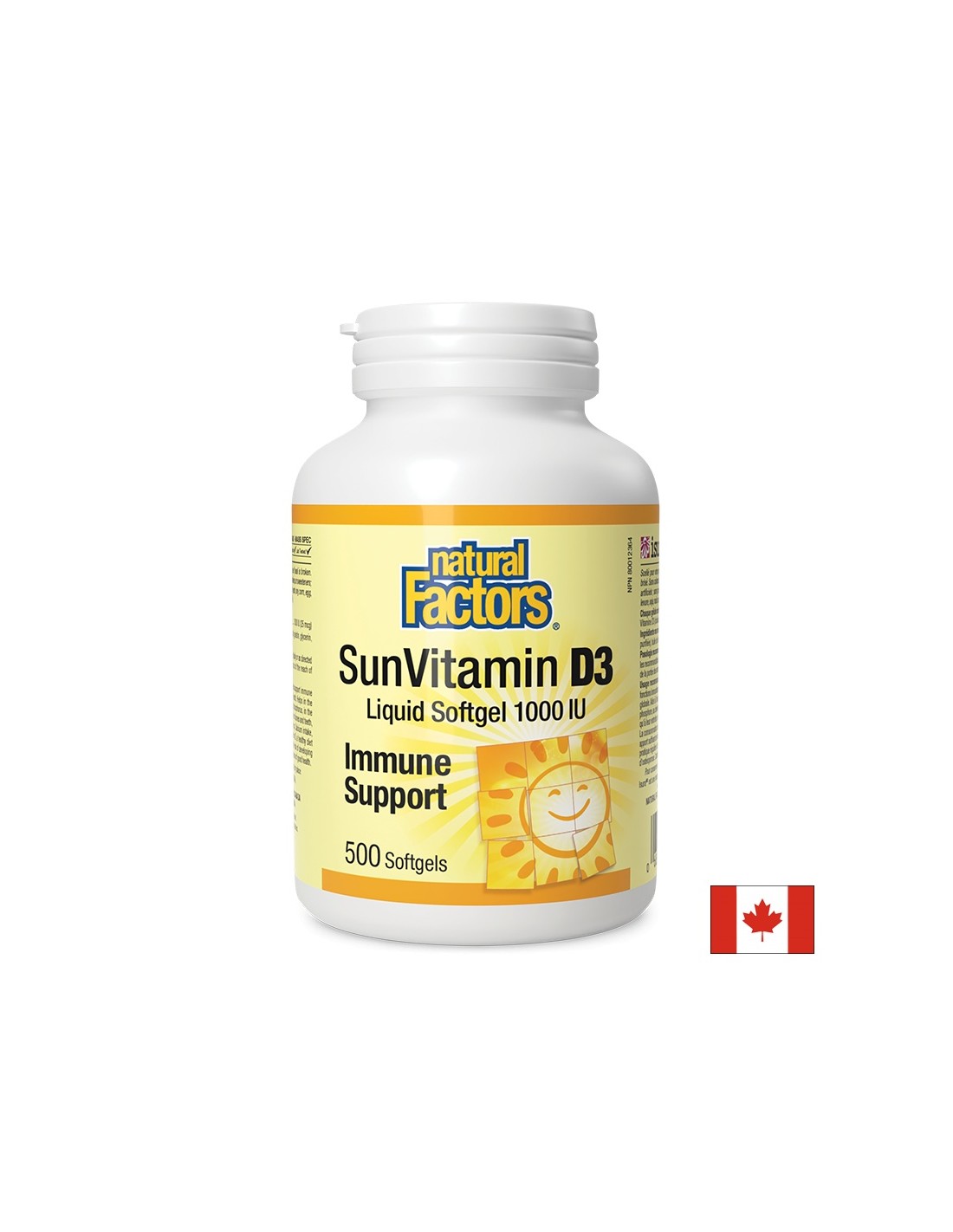Sunvitamin D3 1000 IU - 500 Gelkapseln